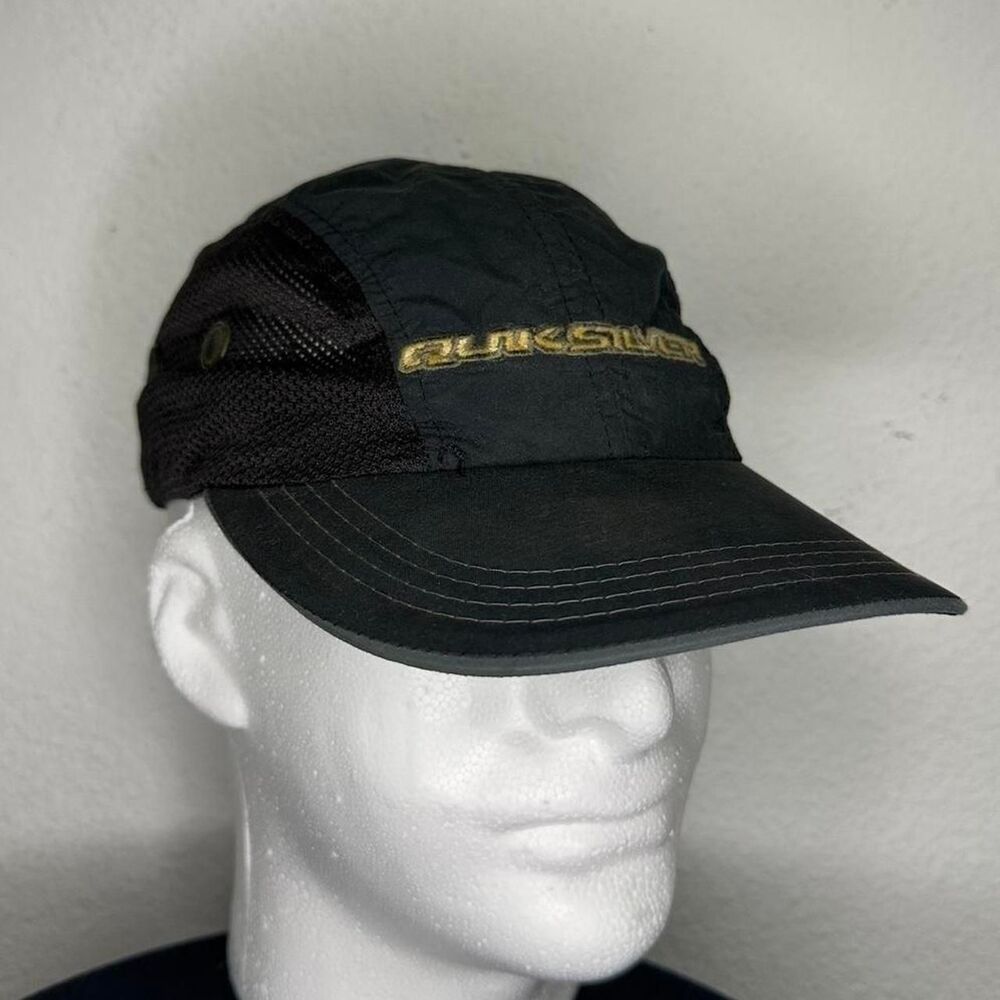 rare vintage Quiksilver Men's Black Hat